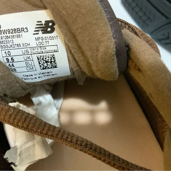 New Balance Men's 928v3 Walking Shoes Brown Leather MW928BR3 Size 10/44 - Picture 13 of 14
